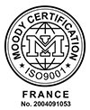 MOODY Certification ISO-9001